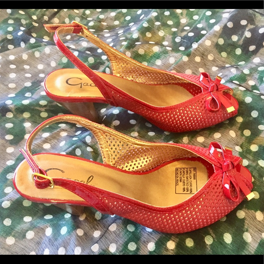 👠👠Leather red shoes👠👠